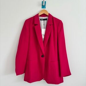 Zara Women's Hot Pink Blazer